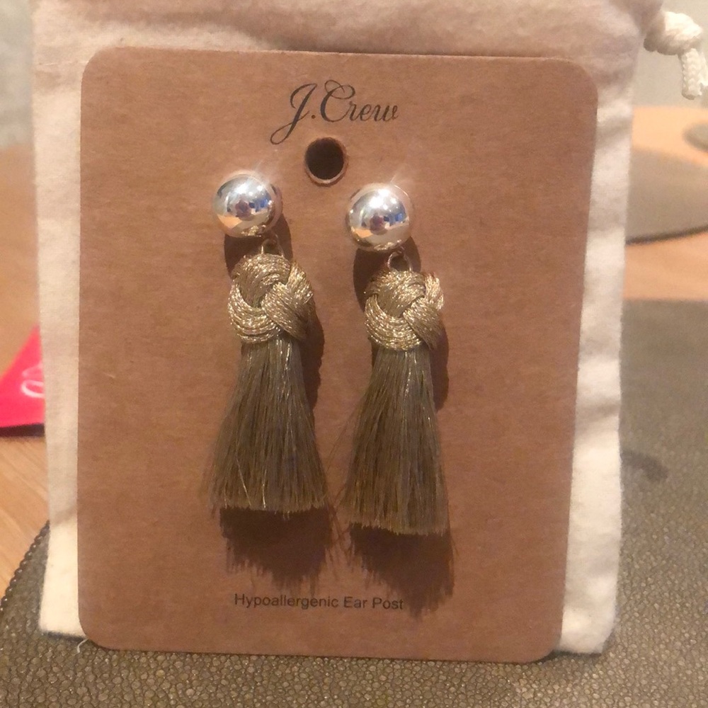 Celebratory dangly JCrew earrings